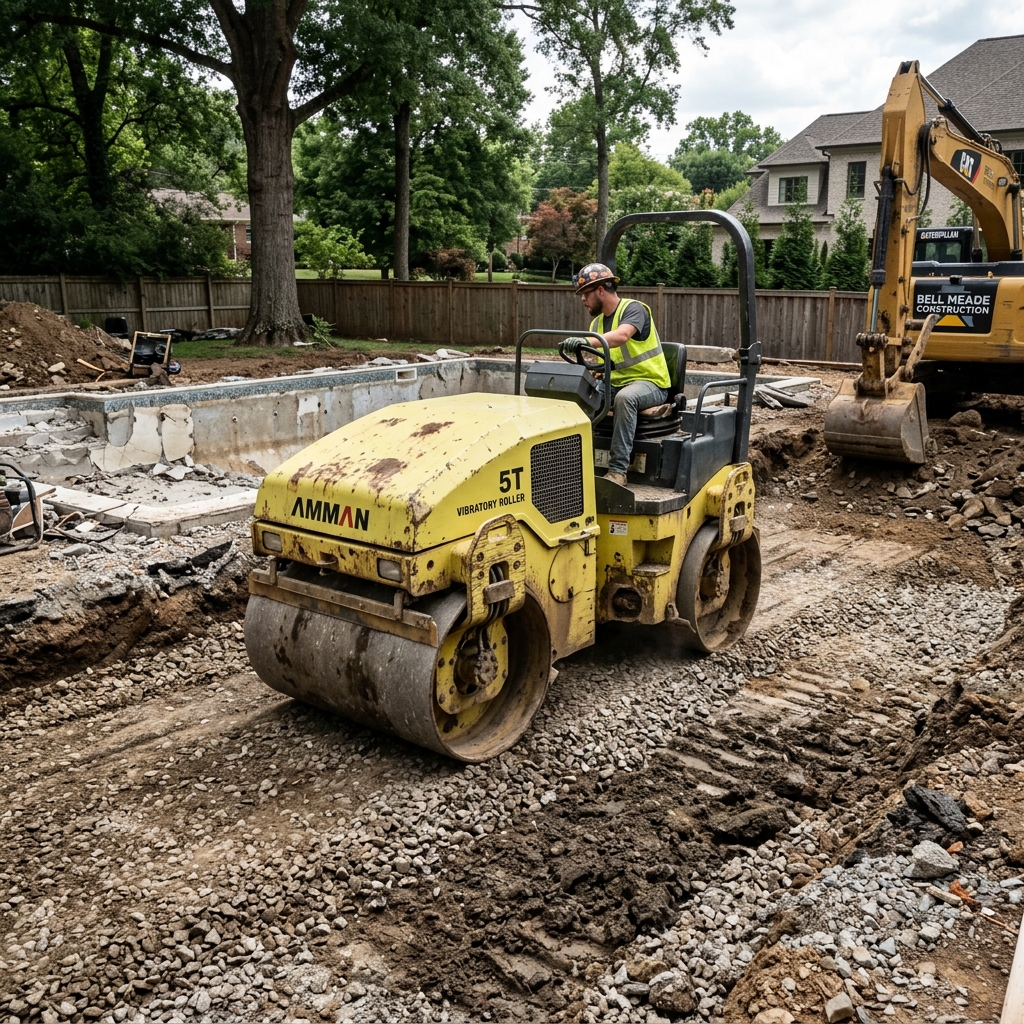 Belle Meade Pool Compaction Project May 2026