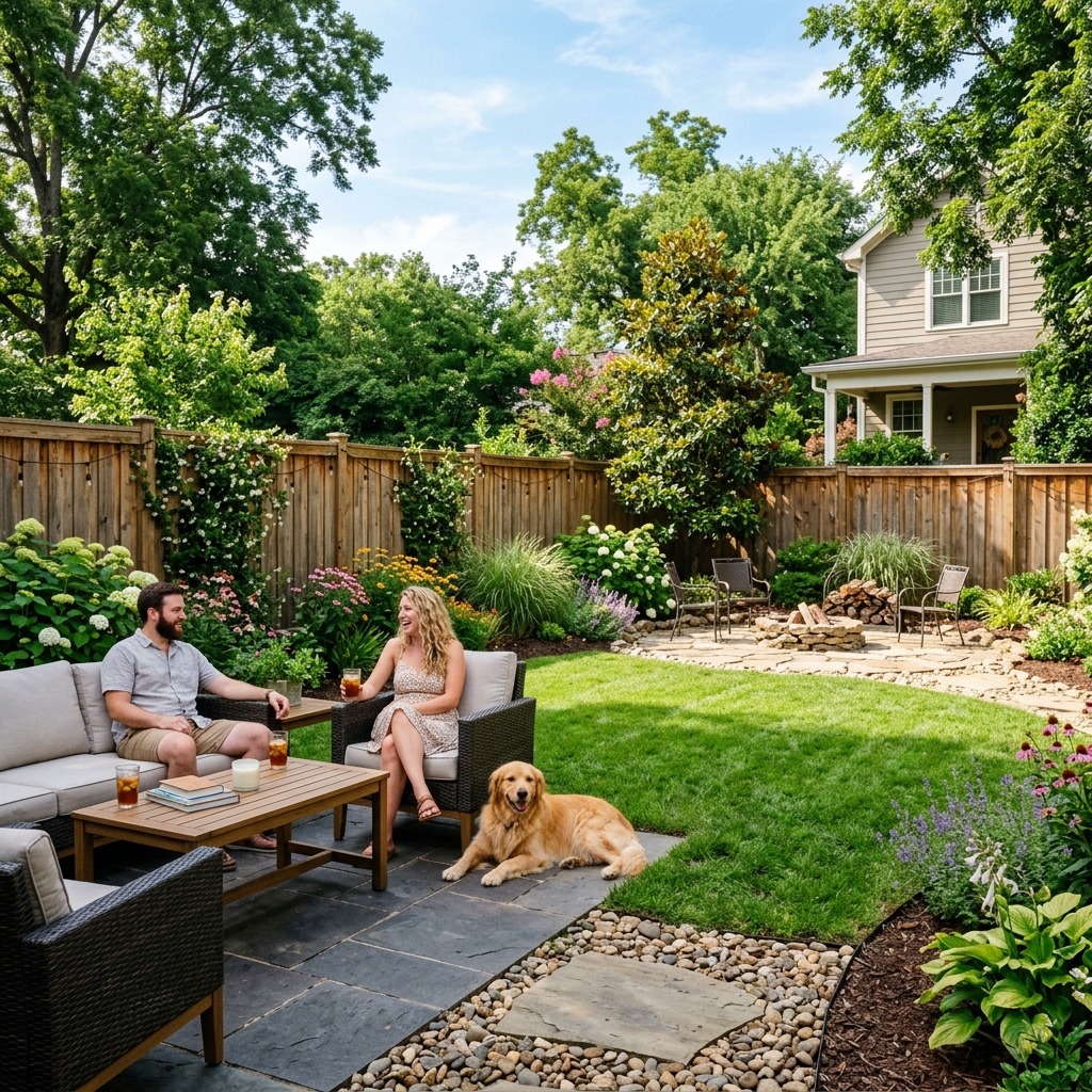 Nashville Yard Reclaimed after Pool Removal